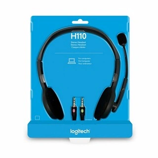 Наушники Logitech Stereo Headset H110 Black