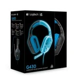Игровые наушники Logitech G430 981-000537 Blue - фото 4