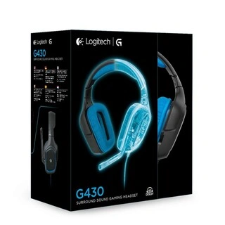 Игровые наушники Logitech G430 981-000537 Blue