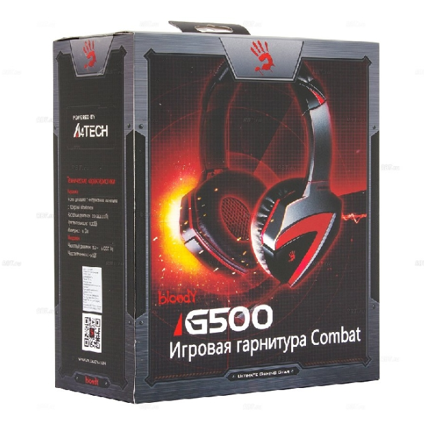 Гарнитура игровая A4tech Bloody G500 Black