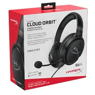 HyperX ойын гарнитурасы Cloud Orbit S (HX-HSCOS-GM/WW)