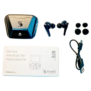 Наушники A4Tech Bloody TWS M70 Blue