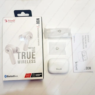 Наушники A4tech Bloody TWS M30 White - фото 4