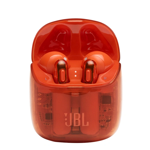 Наушники JBL Tune 225TWS Ghost Edition Orange - фото 2