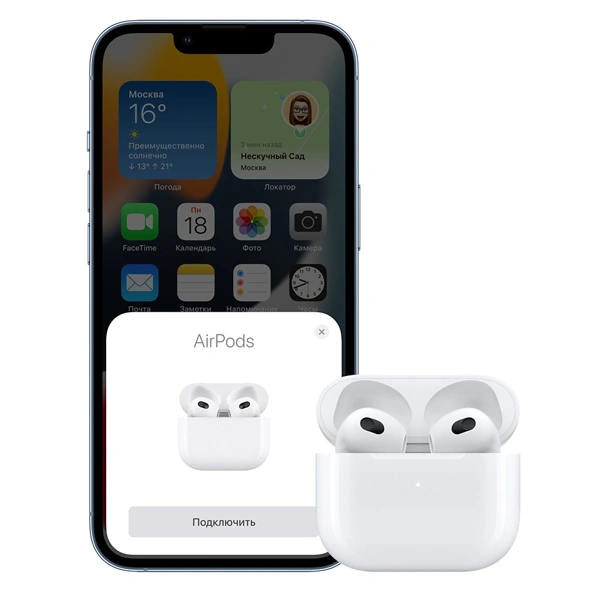 Apple құлаққаптары AirPods 3rd Gen MME73RU/A White - фото 6