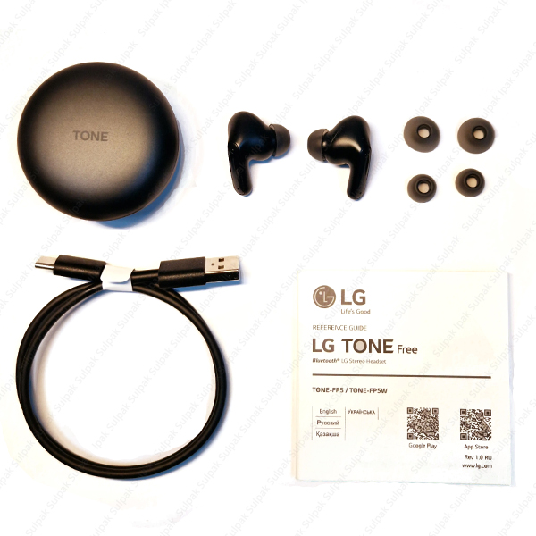 LG құлаққаптары Free Tone FP5B Black