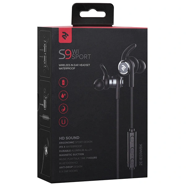 Наушники 2E S9 WiSport In Ear Black - фото 8