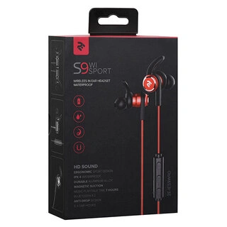 Наушники 2E S9 WiSport In Ear Red