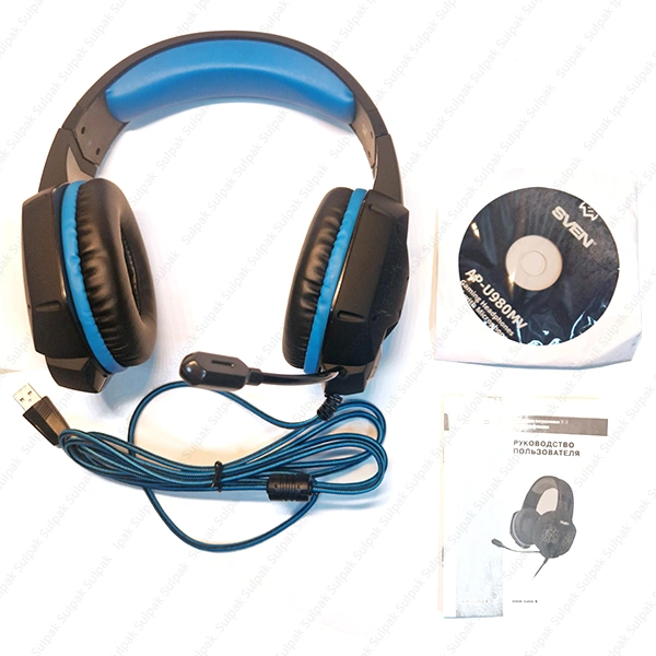 Гарнитура игровая Sven AP-U980MV Black - фото 10