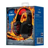 Гарнитура игровая Sven AP-G988MV Black - фото 6