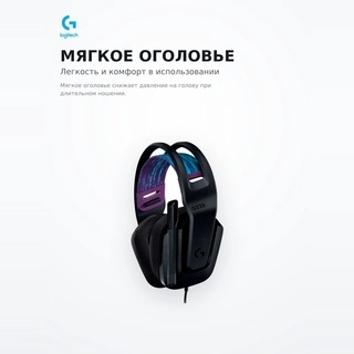 Logitech ойын гарнитурасы G335 Wired Gaming Headset Black - фото 4