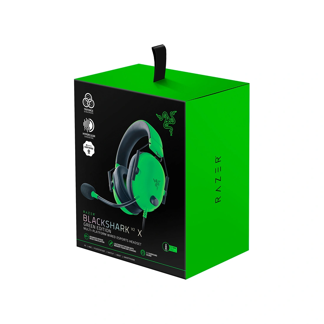 Гарнитура Razer Blackshark V2 X - Green Blackshark V2 X Green - фото 6