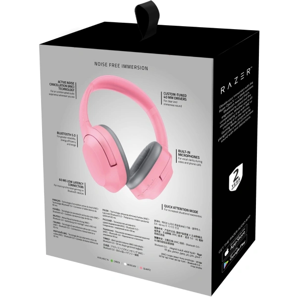 Гарнитура Razer Opus X - Quartz Opus X Quartz Pink - фото 6