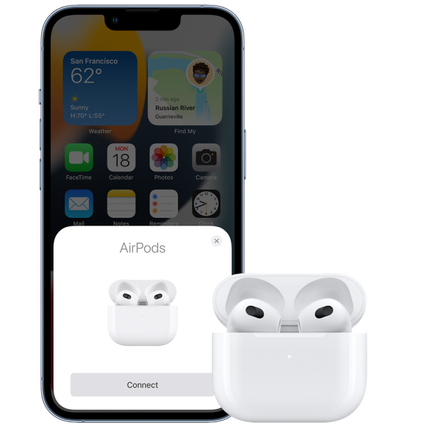 Наушники Apple AirPods (3rd gen) with Lightning Charging Case MPNY3RU/A