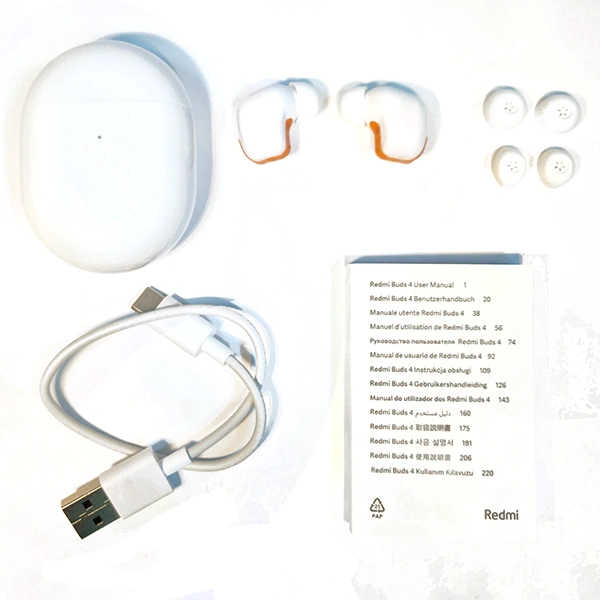 Наушники Redmi Buds 4 Белый Redmi Buds 4 White - фото 3