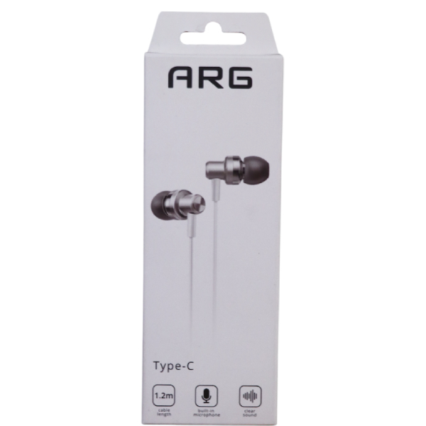 Наушники ARG Earphones Type-C White - фото 5