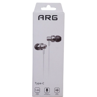 ARG құлаққаптары Earphones Type-C White - фото 5