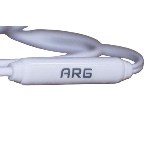 Наушники ARG Earphones Mini Jack White - фото 4