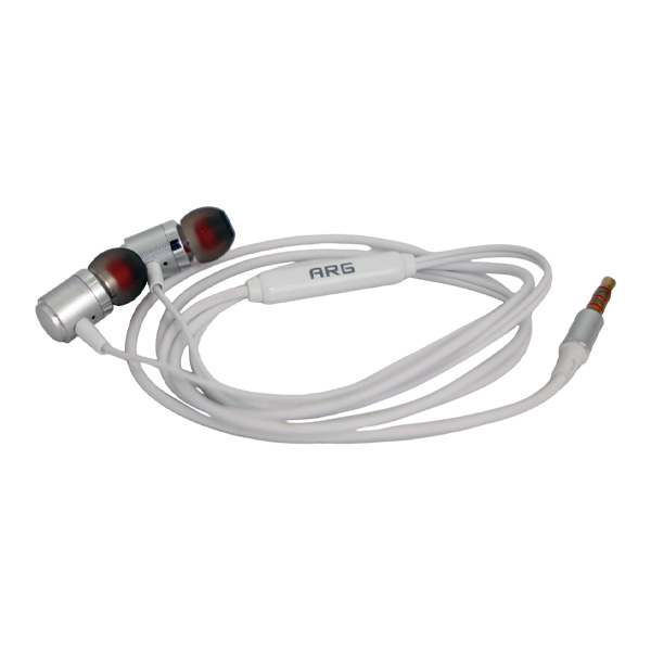 Наушники ARG Earphones Mini Jack White - фото 2