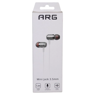 Наушники ARG Earphones Mini Jack White - фото 6