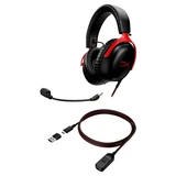 HyperX ойын гарнитурасы Cloud III Gaming Headset 727A9AA Red - фото 4