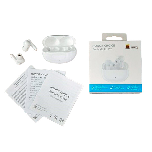 Наушники Honor Choice Earbuds X5 Pro White - фото 8