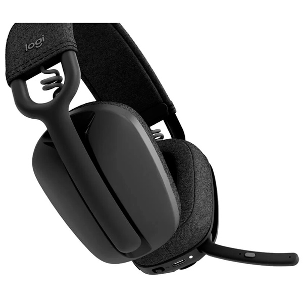 Беспроводная гарнитура Logitech ZONE Vibe 100 Bluetooth, серые 981-001213 - фото 3