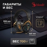 Гарнитура игровая Bloody MR595 Renegade Black Mindnight SAVAGE - фото 11