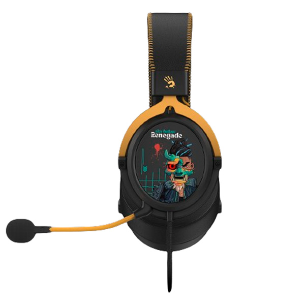Гарнитура игровая Bloody MR595 Renegade Black Mindnight SAVAGE - фото 3