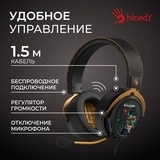 Гарнитура игровая Bloody MR595 Renegade Black Mindnight SAVAGE - фото 7