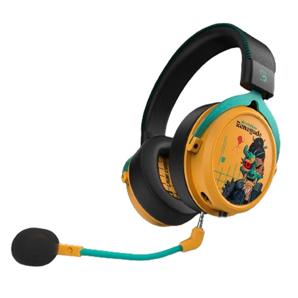 Гарнитура игровая Bloody MR595 Renegade Yellow Sunset SAVAGE - фото 2