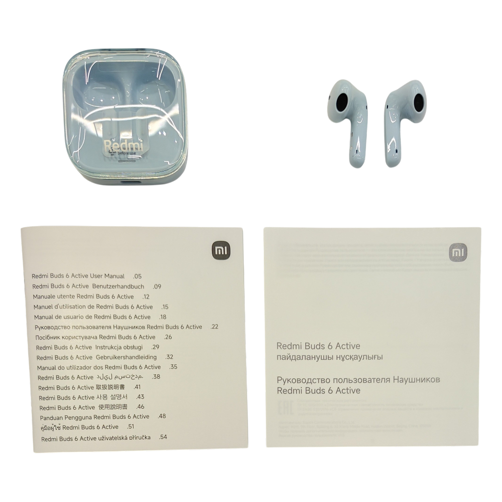 Redmi құлаққаптары Buds 6 Active M2344E1 Blue  - фото 4