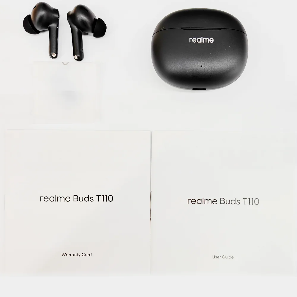 Наушники Realme Buds T110 RMA2306 (Black) - фото 7