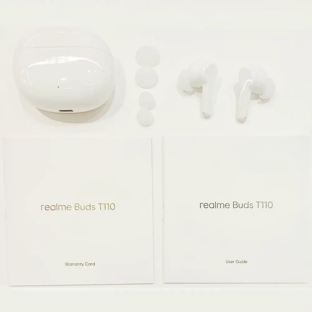 Наушники Realme Buds T110 RMA2306 (White) - фото 4