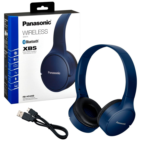 Наушники Panasonic RB-HF420BGEA Blue - фото 4