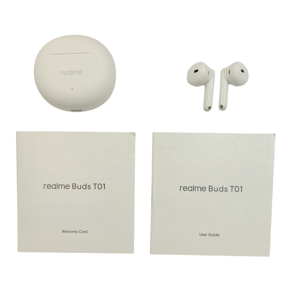 Наушники Realme RMA2406 (BUDS T01 TR) White - фото 5