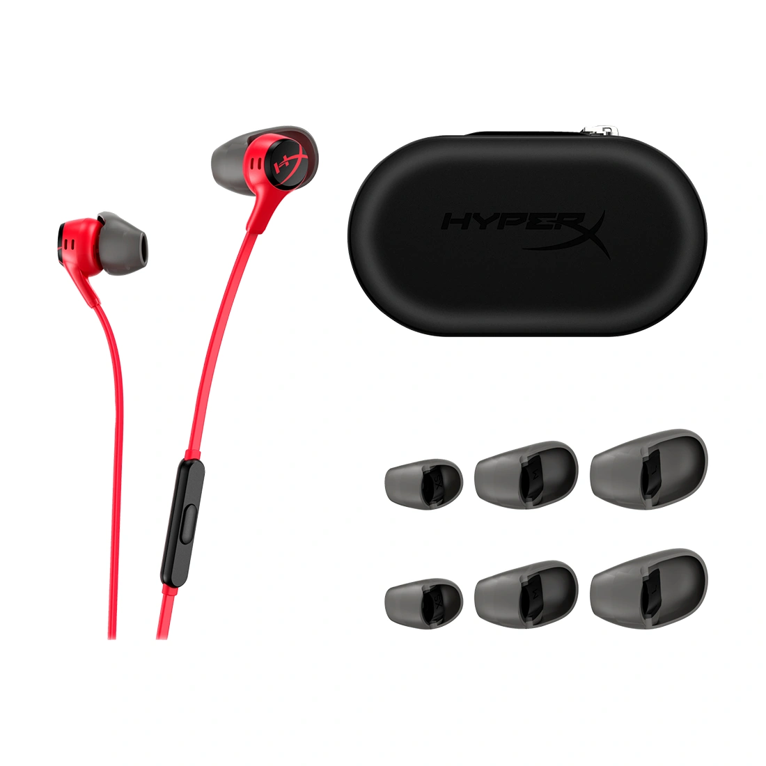 Наушники с микрофоном HyperX Cloud Earbuds II Red 705L8AA 705L8AA - фото 2