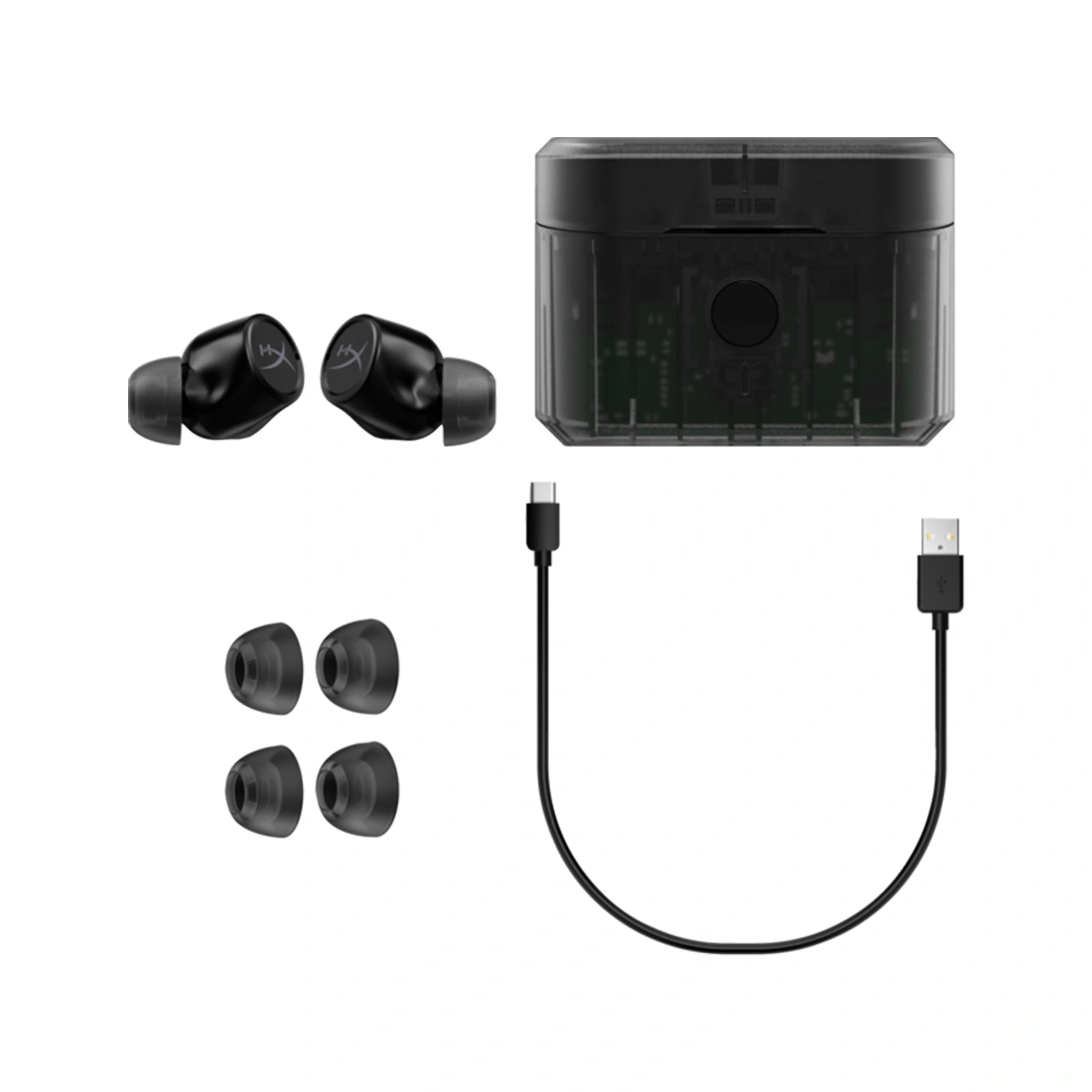 Гарнитура HyperX Cirro Buds Pro Black 727A5AA  - фото 4