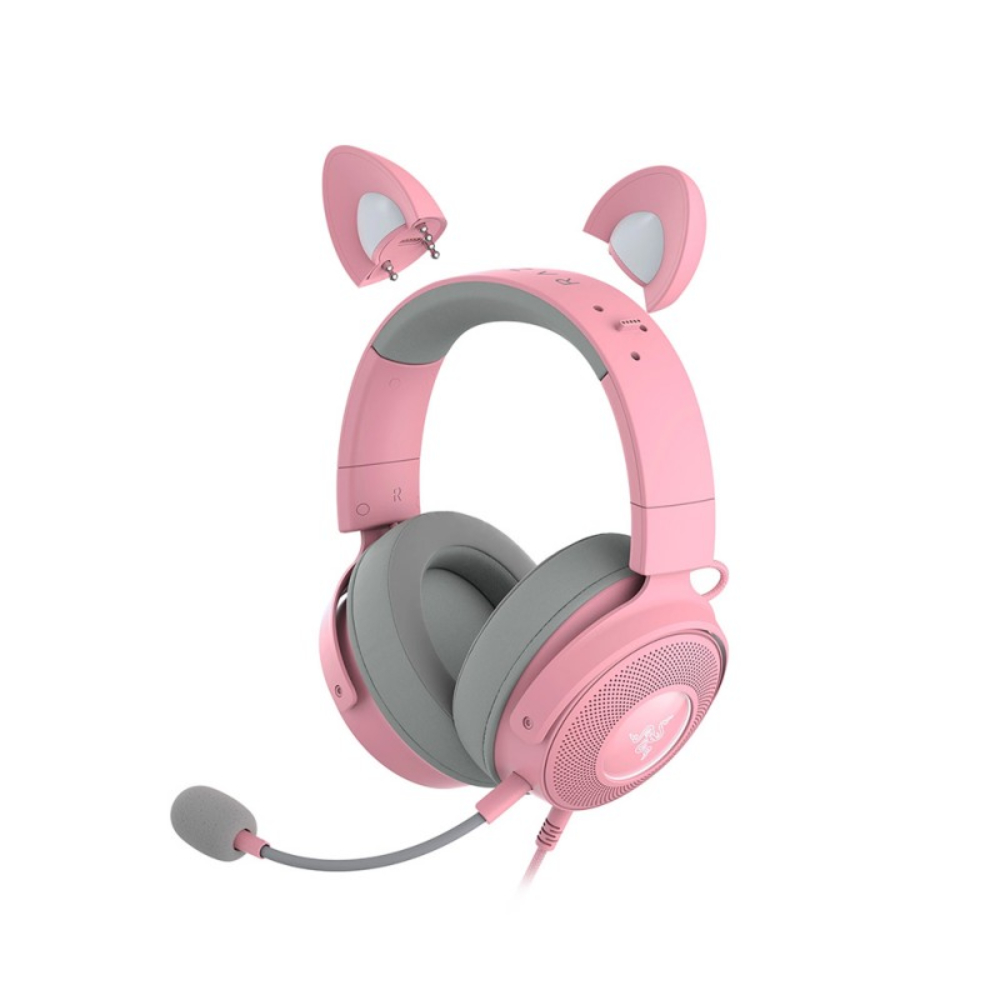 Гарнитура Razer Kraken Kitty V2 - Quartz, RZ04-04730200-R3M1 - фото 2