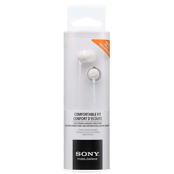 Sony құлаққаптары MDR-EX15AP (White)