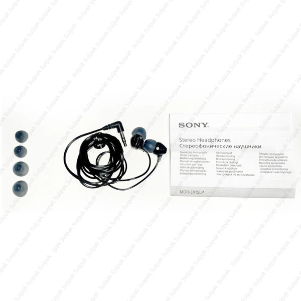 Sony құлаққаптары MDR-EX15LP (Black) - фото 2