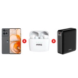 Жиынтық TWS Наушники ARG J8 White + Смартфон Motorola Edge 50 12/512GB Koala Grey + Смартфон Motorola G75 8/256GB Aqua Blue + Power Bank ARG 10000mAh Black (ARG10000TB10) 