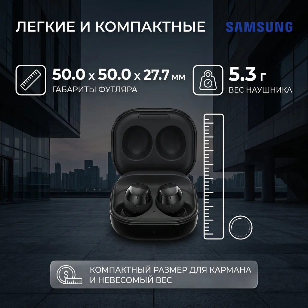 Samsung TWS құлаққаптары Galaxy Buds Core SM-R410NZKACIS Black - фото 12