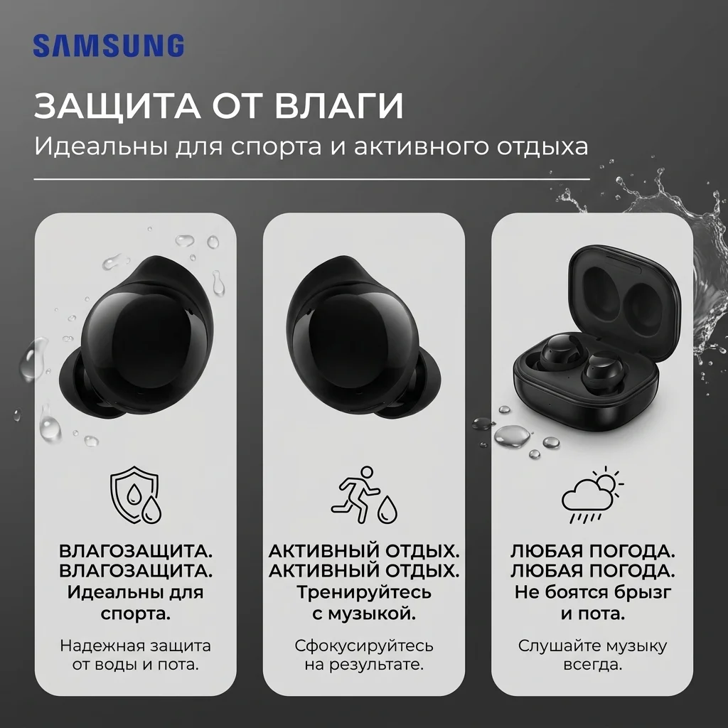 Samsung TWS құлаққаптары Galaxy Buds Core SM-R410NZKACIS Black - фото 13