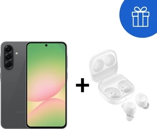 Наушники Samsung Galaxy Buds FE White + Смартфон Samsung Galaxy A56 5G 8/128GB Graphite 