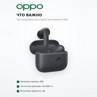 TWS құлаққаптар Enco Buds3 Pro Graphite Grey - фото 6