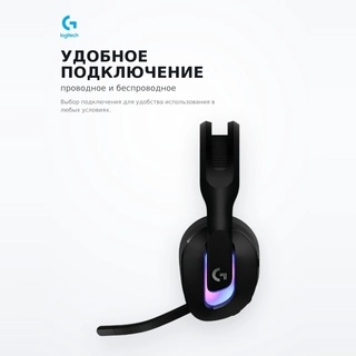 Игровые беспроводные наушники Logitech G522 LIGHTSPEED Wireless Gaming Headset - BLACK, 981-001544