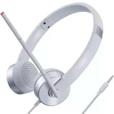 Гарнитура обычная Lenovo 100 Stereo Headphones GXD1E71386 White - фото 3