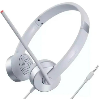 Гарнитура обычная Lenovo 100 Stereo Headphones GXD1E71386 White - фото 3