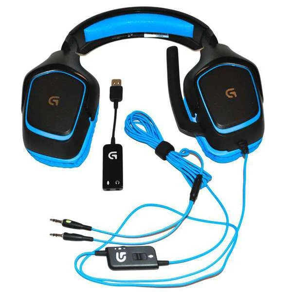 Игровые наушники Logitech G430 981-000537 Blue - фото 2